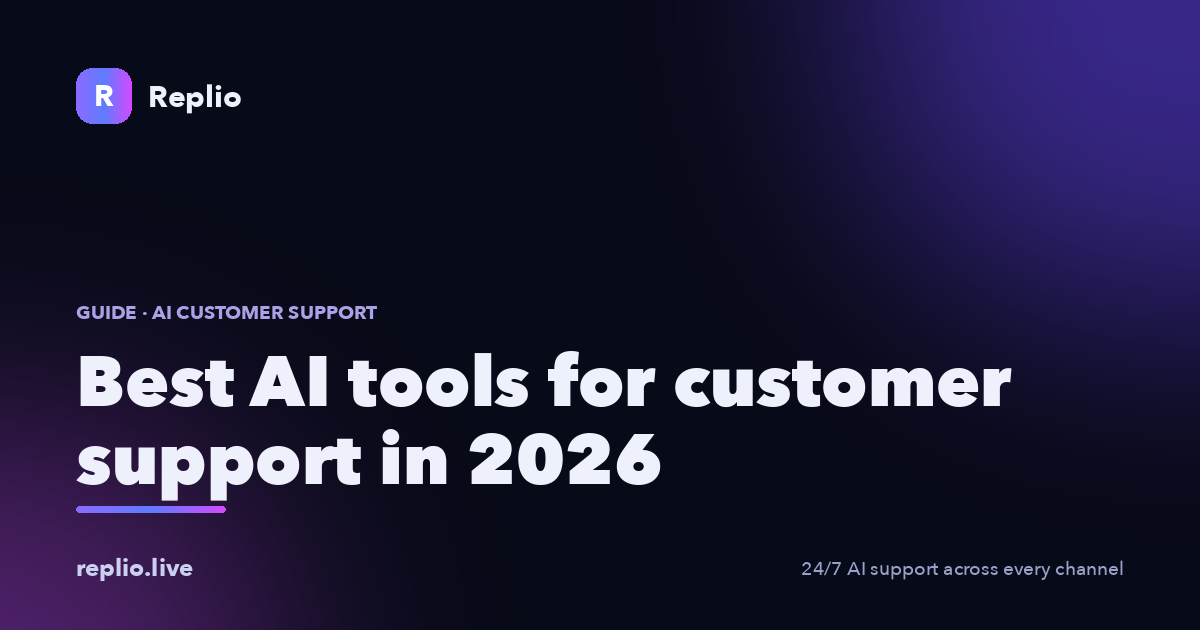 Best AI tools for customer support in 2026 — the eight categories of AI tool a support operation needs, and how to choose between them.