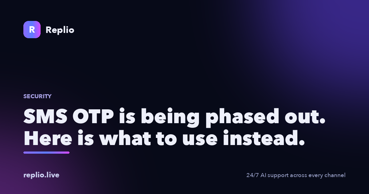 SMS OTP alternative in 2026: the UAE, Philippine and Indian central banks have restricted SMS one-time passcodes for financial institutions, and a WhatsApp OTP API is the practical replacement delivery channel for businesses those rules do not cover.